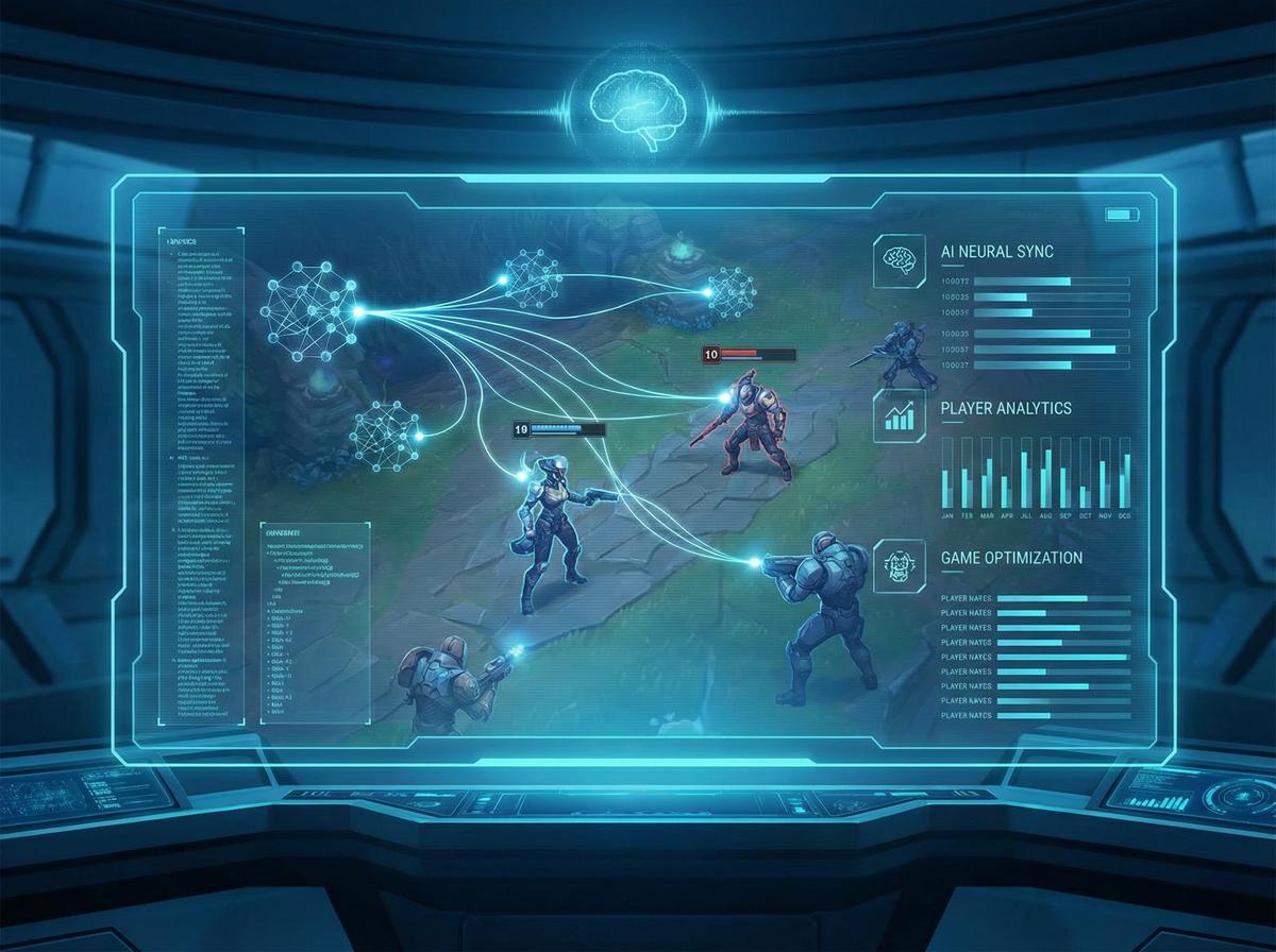 网红主播 AI游戏视频演示