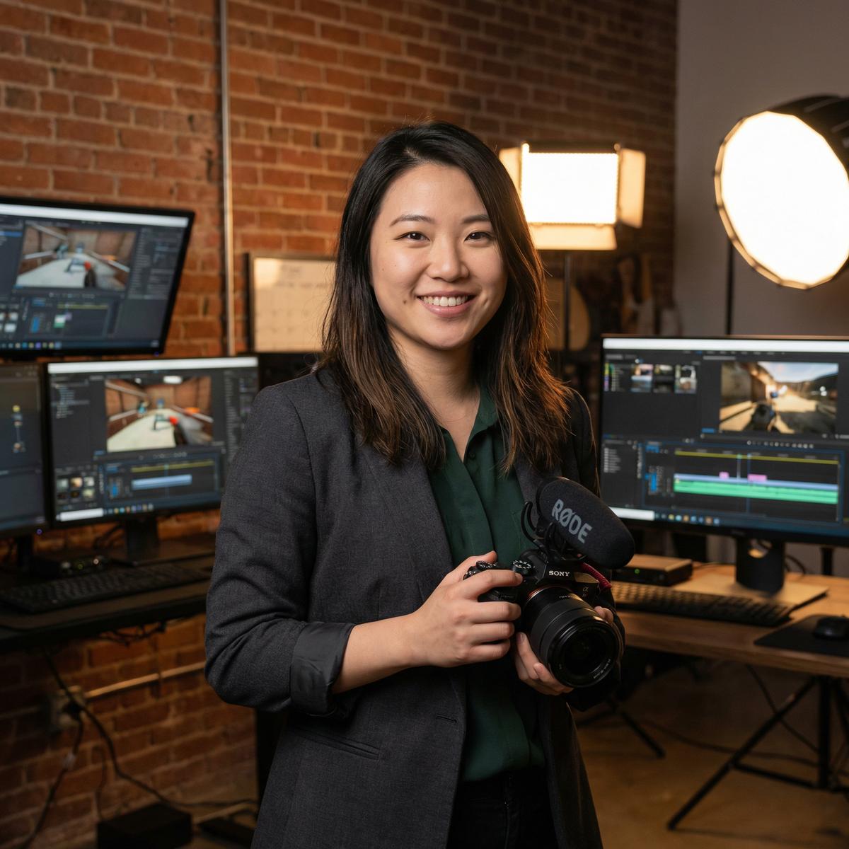 网红主播视频制片人林小雨